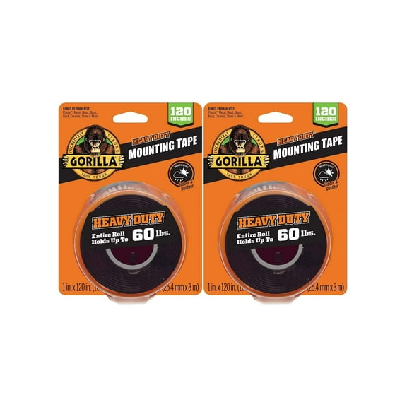 Gorilla Heavy Duty Double-Sided Mounting Tape XL