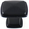 thumbnail image 2 of Formosa Design Hardware Cabinet Hardware Flat Black Square Knobs, 2 of 6