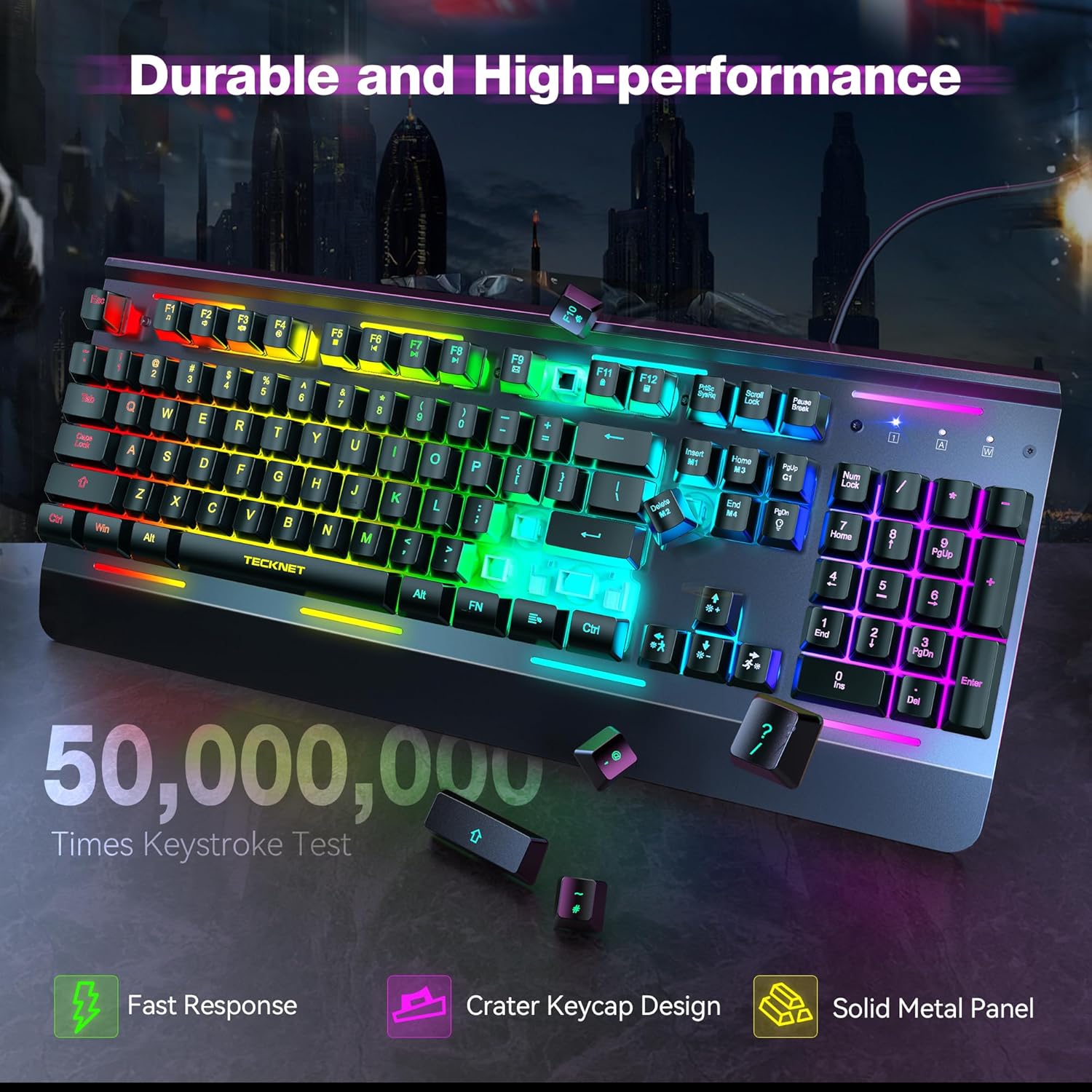TECKNET BASICS Wired Gaming Keyboard photo 4