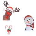 thumbnail image 1 of Pegatinas de coche, bombillas decorativas, imanes de nevera magnéticos festivos, Navidad, repuesto artesanal, tira reflectante creativa, 1 of 5