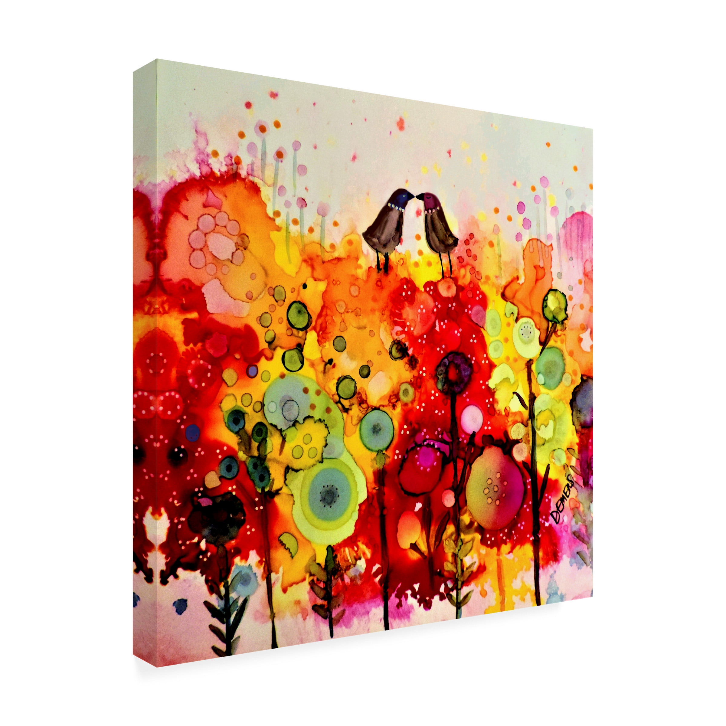Sylvie Demers 'Tendresse' Outdoor Canvas 14x14