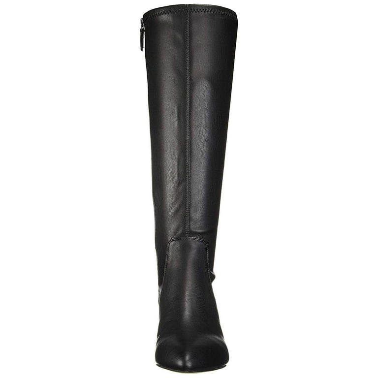 Franco Sarto Women s Francia Almond Toe Knee High Fashion Boots Black Size 5M Walmart