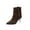 Coffee, variant on Women's Casual Versatile Suede Pointed Toe Fall And Winter Style Fashionable Casual High Heel Short Boots Beige 6
