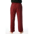 thumbnail image 3 of #followme Mens Flannel Pajama Pants Mens Pajamas (Red Black - Plaid, Small), 3 of 3