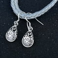 thumbnail image 3 of Xihbxyly Pendientes de Boda Estilo Ojo de Gato con Forma de Piscina de Los Deseos, 3 of 5
