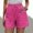Hot Pink, variant on Shorts for Women s Casual Summer Shorts Elastic Waist Comfortable Everyday Wear With Pockets Understated Style Pink 3XL