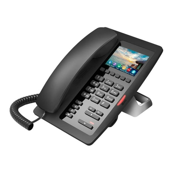 Fanvil H5W Wi-Fi IP Phone 3.5 Color Screen with 2 SIP Lines Ideal to Hospital, Shopping mall, Hotel Black