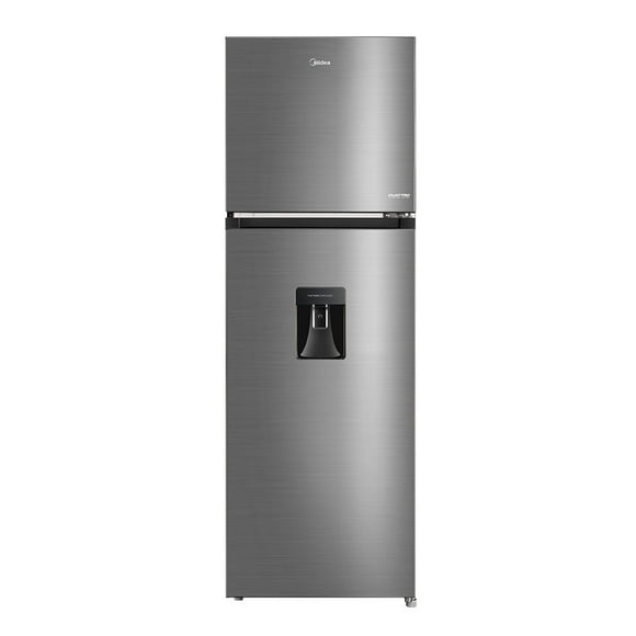 Refrigerador Top Mount Midea Inverter Quattro Bru Steel 10 Pies Cúbicos