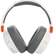JBL JR 460NC - Wireless over-ear Noise Cancelling kids headphones - Learn, play and explore with JBL Safe Sound, noise-free. - White