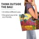 thumbnail image 2 of Balery Beautiful African Woman Bolsa Tote Estilo Estético con Cremalleras, Bolsa de Hombro, Bolsa de Compras Grande y Plegable, 2 of 8