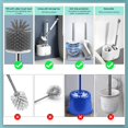thumbnail image 5 of Sanitary Solution, Toilet Brush and Holder with TPR Material, Specialized Base for Dripping-Free Use, Stainless Steel Handle for Easy Grip, Two-In-One Design for Versatile Cleaning, 5 of 5