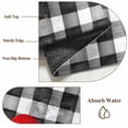 thumbnail image 6 of Valentine's, Area Rug 5x8 FT, Non Slip Bedroom Throw Carpet, Valentine Buffalo Plaid Black Gnomes Love Red Washable Soft Floor Carpet Non-Shedding Rug for Living Room Nursery Dorm Office, 6 of 9
