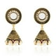 thumbnail image 1 of Pendiente de campana de viento dorado Vintage para mujer, cuentas de perlas de imitación, pendientes colgantes, 1 of 7