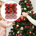 thumbnail image 6 of yotijay 24 Pieces Christmas Balls Ornaments Christmas Tree Hanging Decorations Xmas Tree Red, 6 of 9