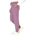 thumbnail image 2 of Hanes Women's Scrubs Cargo Joggers, Healthcare Scrub Joggers for Women, Moisture Wicking, M, 2 of 5