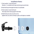 thumbnail image 4 of Kit de filtro de agua de cúpula de cerámica de repuesto y grifo HUINING, 4 of 6