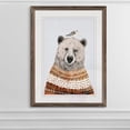 thumbnail image 2 of Wexford Home Fair Isle Bear II-Framed Print - Espresso - 16X22, 2 of 4