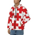 thumbnail image 3 of Naloa Red Cross 1 Men’s Hoodies, Zip up Hoodie, Sweatshirts,Hoodies for Men Sizes S-3XL-Large, 3 of 5