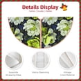 thumbnail image 3 of Sikiie Teal floral elegance Christmas Tree Skirt, Christmas Tree Decorations, Christmas Decor, Tree Mat Decoration(30-48IN)-36", 3 of 6