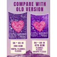 thumbnail image 3 of Godmother Gifts Sherpa Plush Blankets, Fairy God mom Proposal Gift for Women, Friends, Sister (50"x 60"), Fuzzy Soft Bed Flannel Blankets for Christmas, Mother''s Day- Purple Heart (Thick Version), 3 of 6