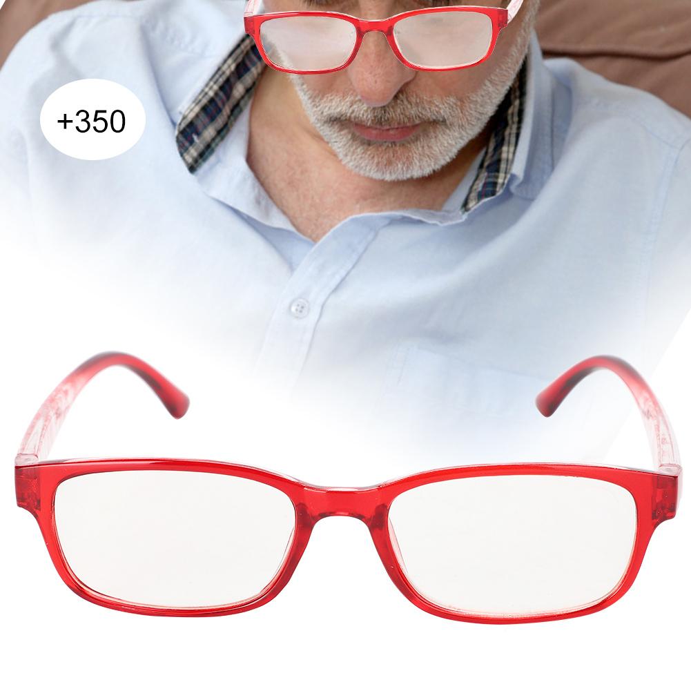 Tebru Eyeglasses,Reading Glasses Presbyopic Glasses Red Frame