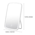 thumbnail image 2 of Soimiss Illuminated Makeup Mirror, White LED, Touch Control, ABS, Ideal for Desktop and Bathroom Use, 2 of 8