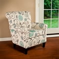 thumbnail image 1 of Fauteuil Club Floral en Tissu Delia, 1 of 4