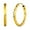 30mm, variant on Gold Plated 50mm Large Hoop Earrings for Women Sterling Silver Hypoallergenic Trendy Design Shiny Ear Hoops