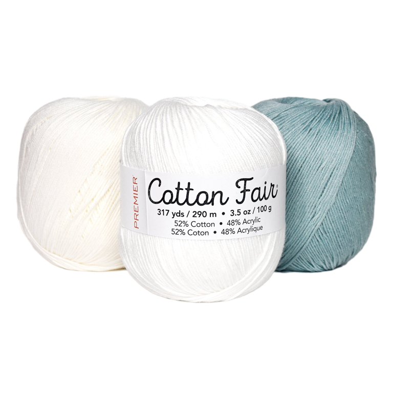 Premier Yarns Cotton Fair Solid Yarn-Silver, 1 count - Fry's Food