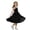 Black, variant on Girls Dresses,Round Neck Sleeveless Lightweight Mid-Length Summer Bubble Dress White 8-9