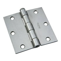 National Hardware 3.5 in. L Stainless Steel Broad Hinge 1 pk