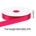 thumbnail image 2 of Versatile Solid Color Polyester Ribbon, Perfect for Bouquets, Cake Boxes, Gift Wrapping & Floral Decorations, Durable Webbing Ribbon with Smooth Texture for All Craft Projects, R, 1pc, 2 of 5
