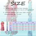 thumbnail image 3 of DEBGFS Robes d'Été pour Femmes Boutonnées avec Poches Grande Taille Bohème Décontractée Longue Robe Maxi Imprimé Floral Manches Courtes Col en V Longueur sous le Genou Évasée Ligne A Maison Ample Robes Soleil, 3 of 6