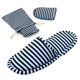 thumbnail image 1 of Zapatillas de viaje no desechables Sandalias portátiles Algodón Spa Zapatillas de hotel Habitación de huéspedes Zapatillas de casa interiores Zapatillas de vuelo Zapatillas de camping plegables antide, 1 of 5