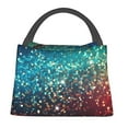 thumbnail image 1 of Balery Colorful Rainbow Glitter Bolsa de Aislamiento Portátil – Bolsa de Almuerzo con Forro de Aluminio Mejorado, Funda Impermeable y Fácil de Limpiar para Picnic y Caja de Almuerzo, 1 of 6