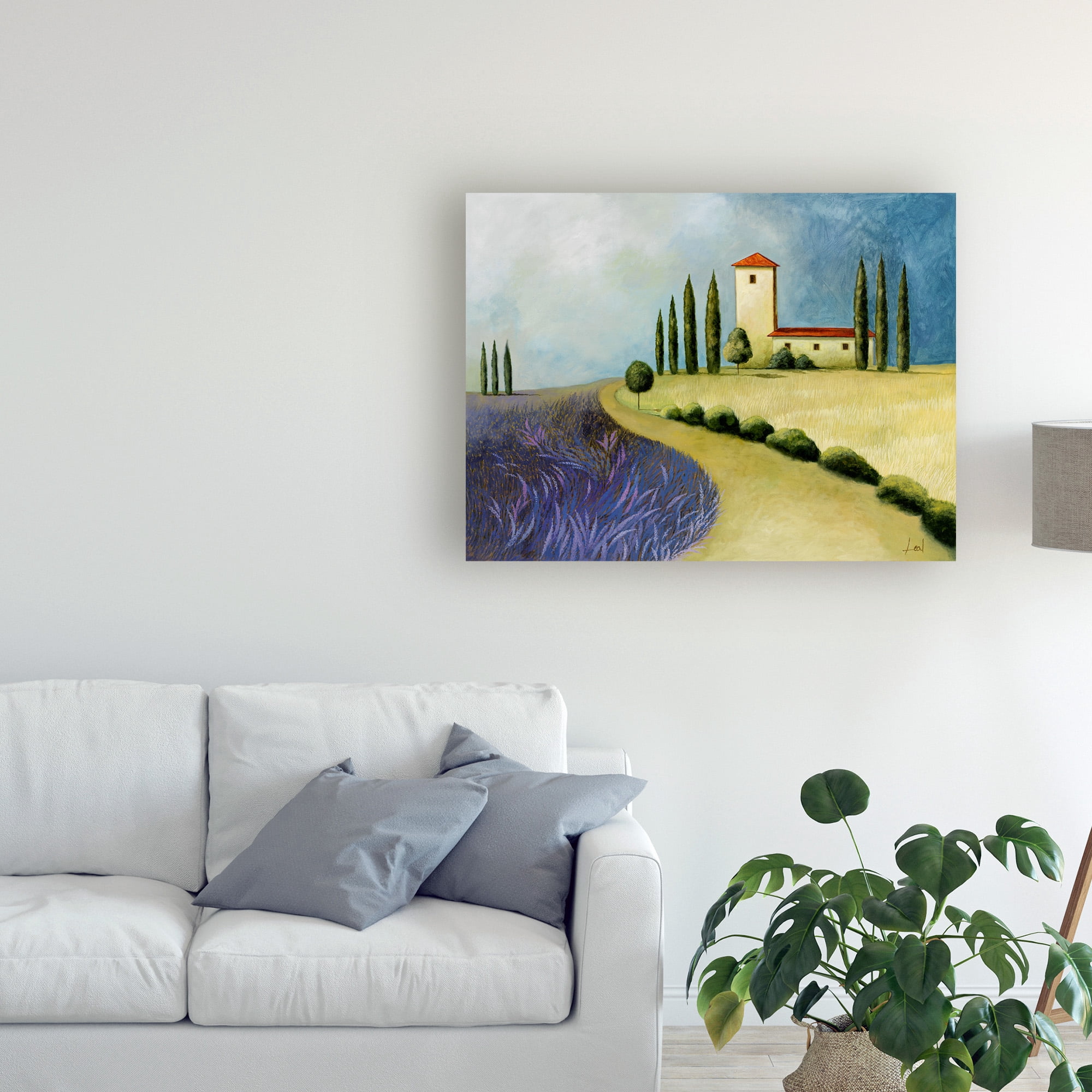 Trademark Fine Art 'Tuscan Villas Paint 3' Canvas Art by Pablo Esteban