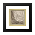 thumbnail image 2 of Herman Saftleven 12x12 Black Modern Framed Museum Art Print Titled - Valley Bordered by High&nbsp;Mountains (17th&nbsp;Century), 2 of 5