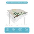 thumbnail image 4 of Quilt King Size Bedding Set, Christmas Snowflakes Reversible Summer Quilt 3 Pieces, Winter Xmas Snowman Pine Trees Beige Lightweight Bedspreads Coverlets with 2 Pillow Shams for All Seasons, 4 of 5