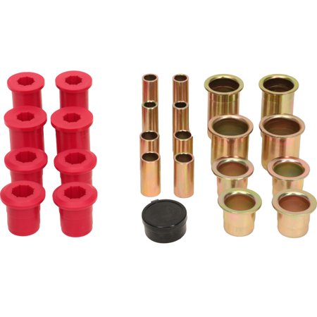 Prothane Polyurethane Leaf Spring - Prothane 3.3162G Polyurethane Front Control Arm Bushings, Black
