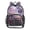 Digital Art of Peony, variant on PVC Transparent Backpacks Clear Backpack for Travel and Outings Colored Outline Flower