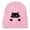 Pink, variant on Adorable Cat Embroidery Knitted Winter Hat Cozy Ear Style For Cold Weather Outdoor Daily Casual White One Size