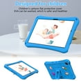 thumbnail image 3 of Allytechgroup Kids Case for Samsung Galaxy Tab A9 8.7", EVA Lightweight Bumper Shockproof Kickstand Shoulder Strap Children Friendly Tablet Case for Galaxy Tab A9 SM-X110 X115 X116, Skyblue, 3 of 8