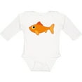 thumbnail image 3 of Inktastic Pet Goldfish Boys or Girls Long Sleeve Baby Bodysuit, 3 of 5