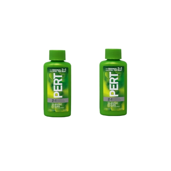 Pert 2-in-1 Complete Shampoo   Conditioner, Fresh Clean Scent, Moisturizing Formula, 1.7 fl oz
