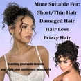 thumbnail image 4 of Messy Bun Hair Piece for Women Elastic Drawstring Curly Bun Loose Wave Bun Hair Pieces Fake Messy Hair Bun Extensions for Women Daily Use (Dark Brown), 4 of 6