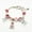Pink, variant on Bear Star Beaded Electroplated Multi-Color Charm Beads Silverstone Bracelet Adjustable 17+5cm For Women