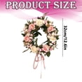thumbnail image 3 of Valentine Wreath, Valentines Wreath With Lights Heart Valentine Door Wreaths Valentines Door Wreath Valentine'S Day Wreaths for Front Door Outdoor Valentine Wreath, A19-A, 3 of 4