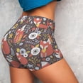 thumbnail image 6 of Rocae Foxes for Women's Quick-Dry Running Shorts,Ladies Active Athletic Apparel Yoga Workout Gym Running Volleyball Spandex Shorts X-Large, 6 of 9
