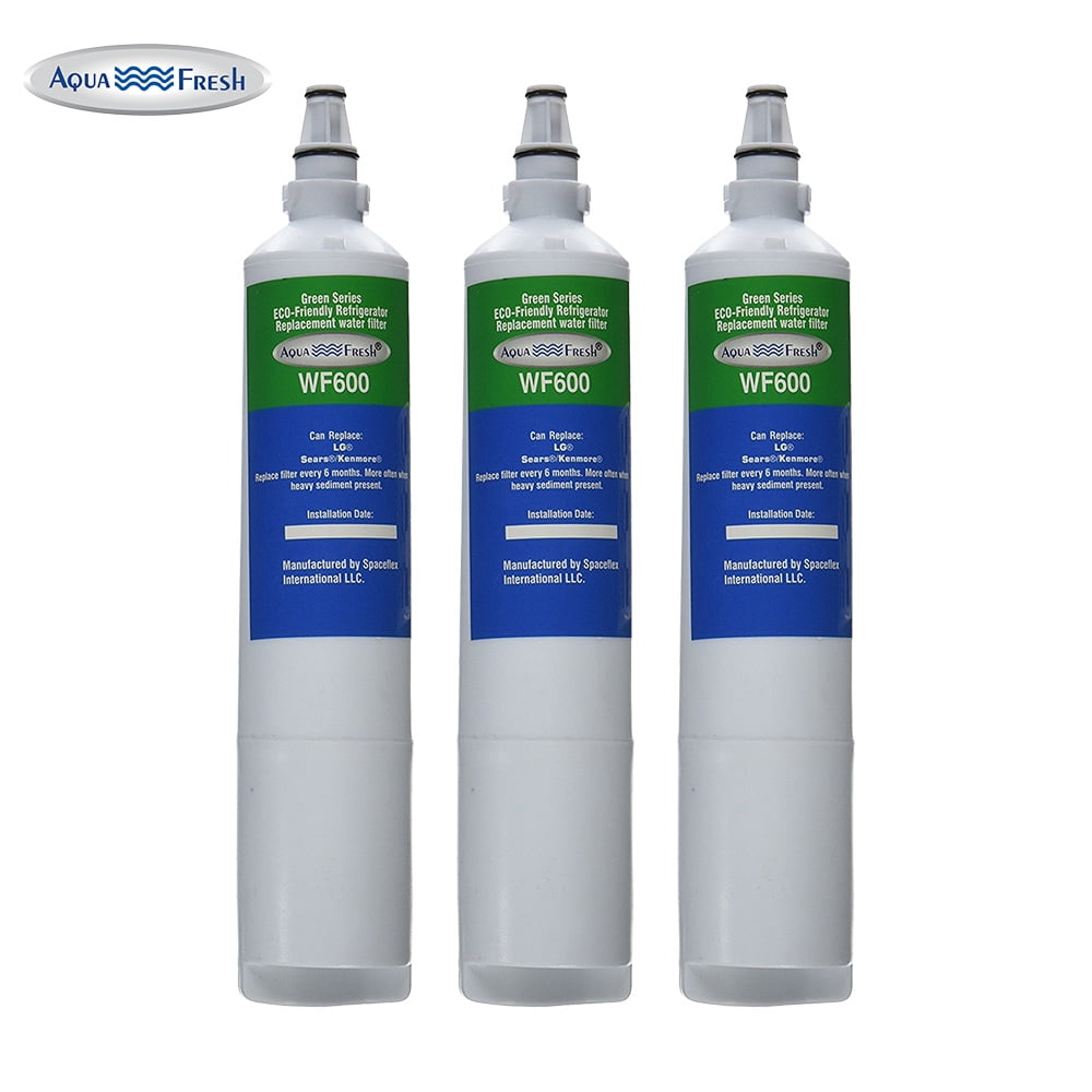 AquaFresh Replacement Water Filter for LG LFXS24623B Refrigerators 3 pack