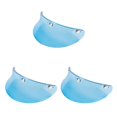 thumbnail image 1 of Visera para casco de moto Riwesomey con 3 broches Azul transparente Type1 NO1, 1 of 6